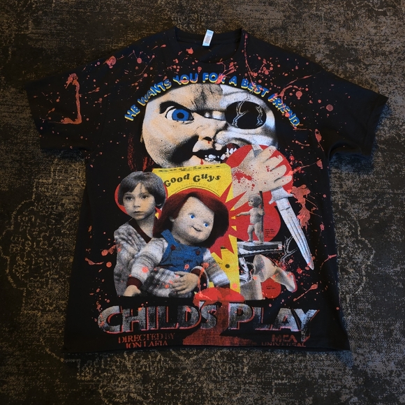 Chucky child's play all over tee - Picture 2 of 8